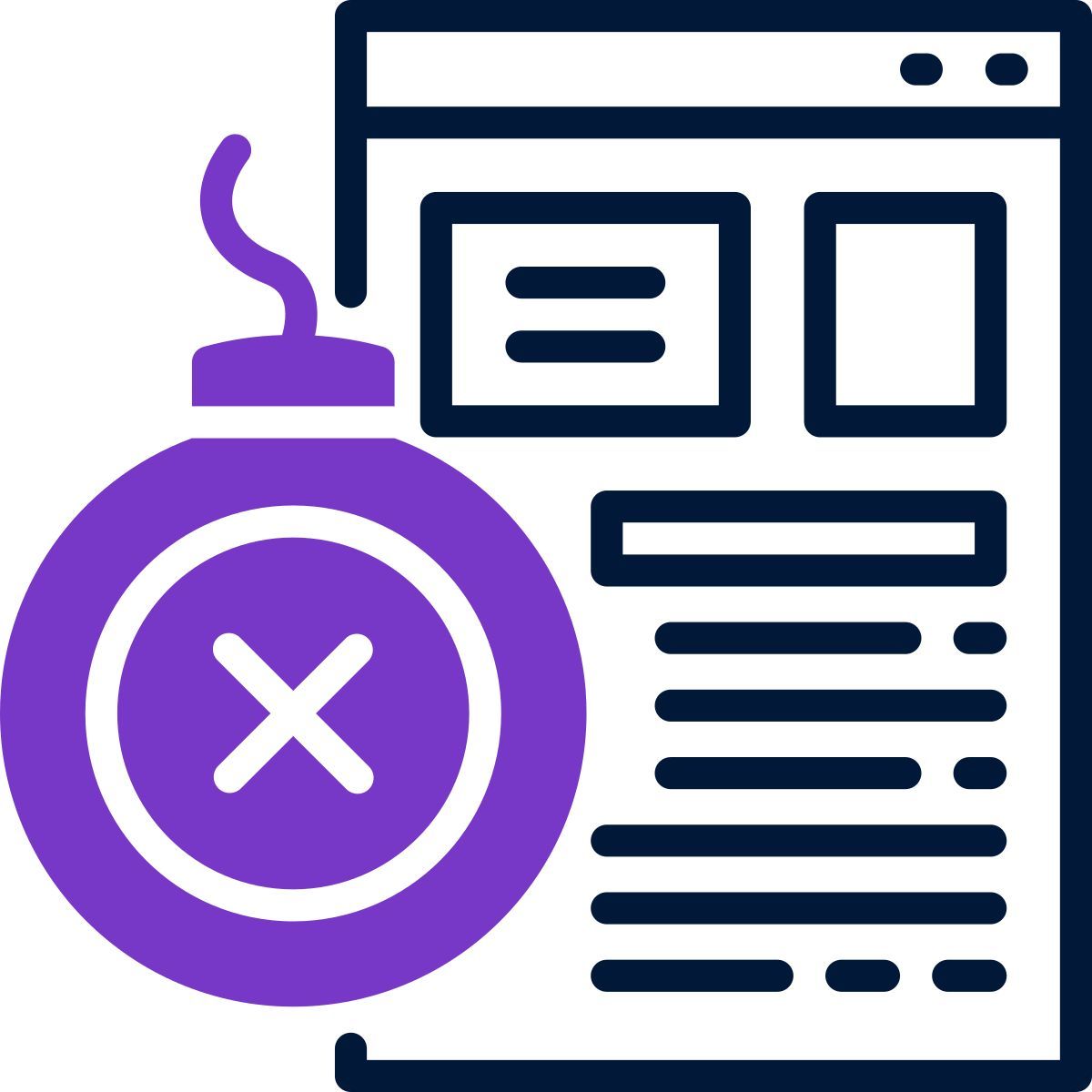 cyber attack icon