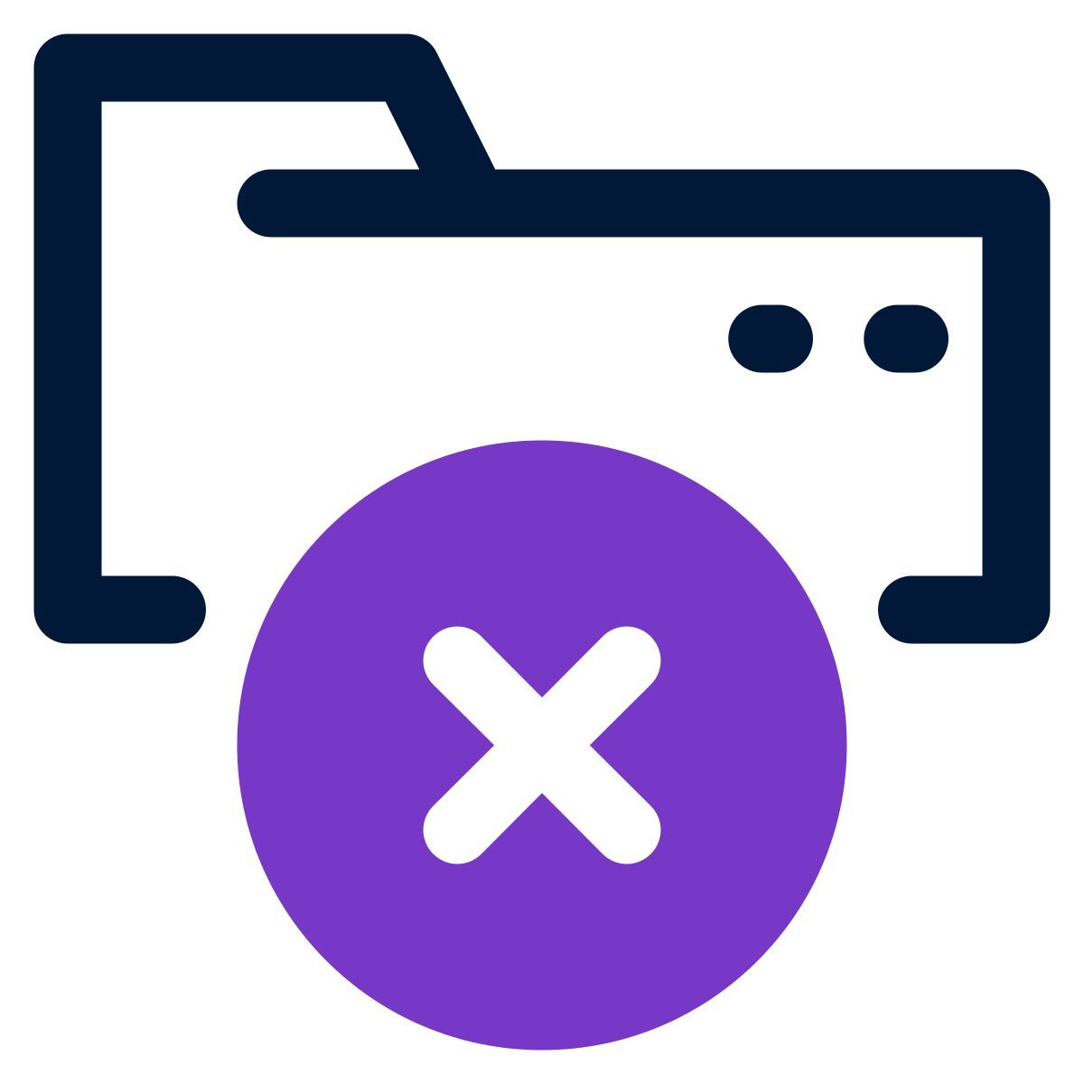 delete folder icon