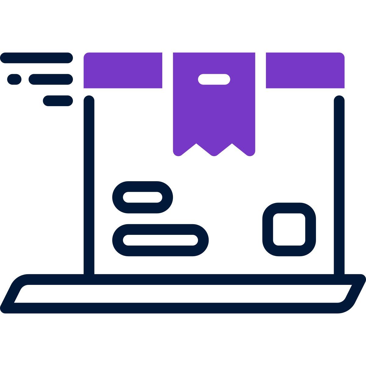 delivery box icon