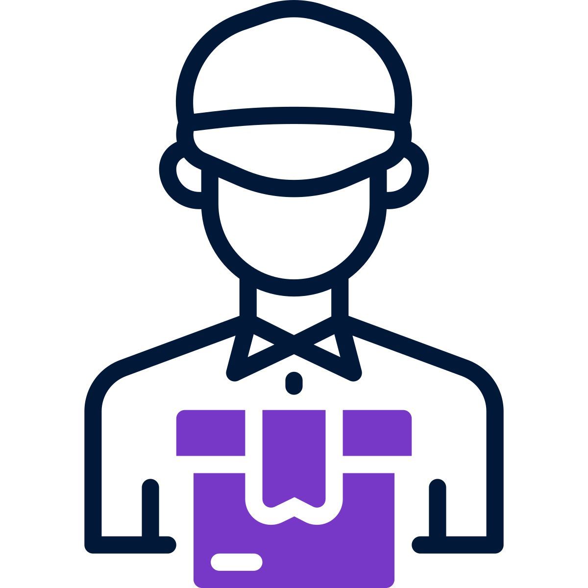 delivery man icon