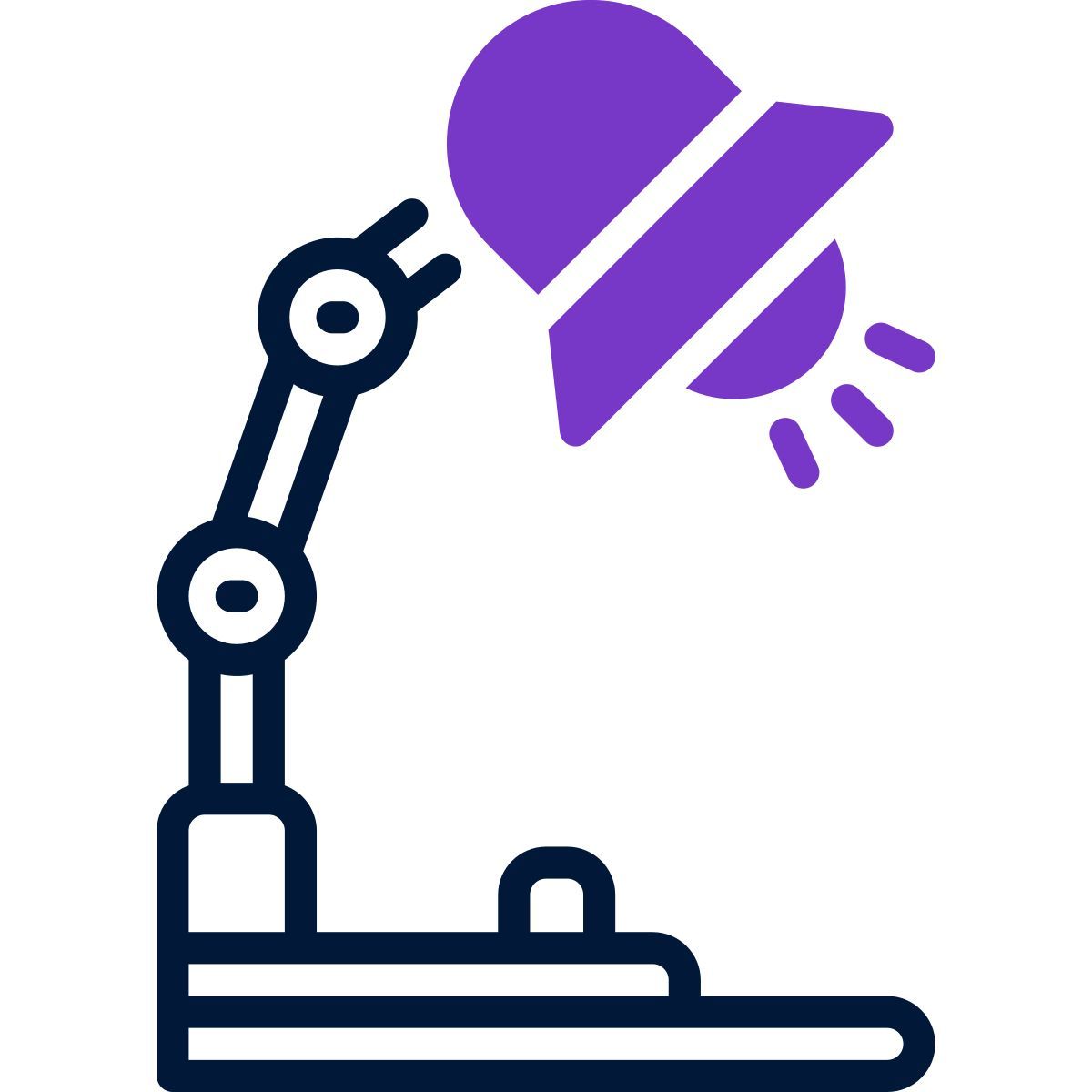 desk lamp icon