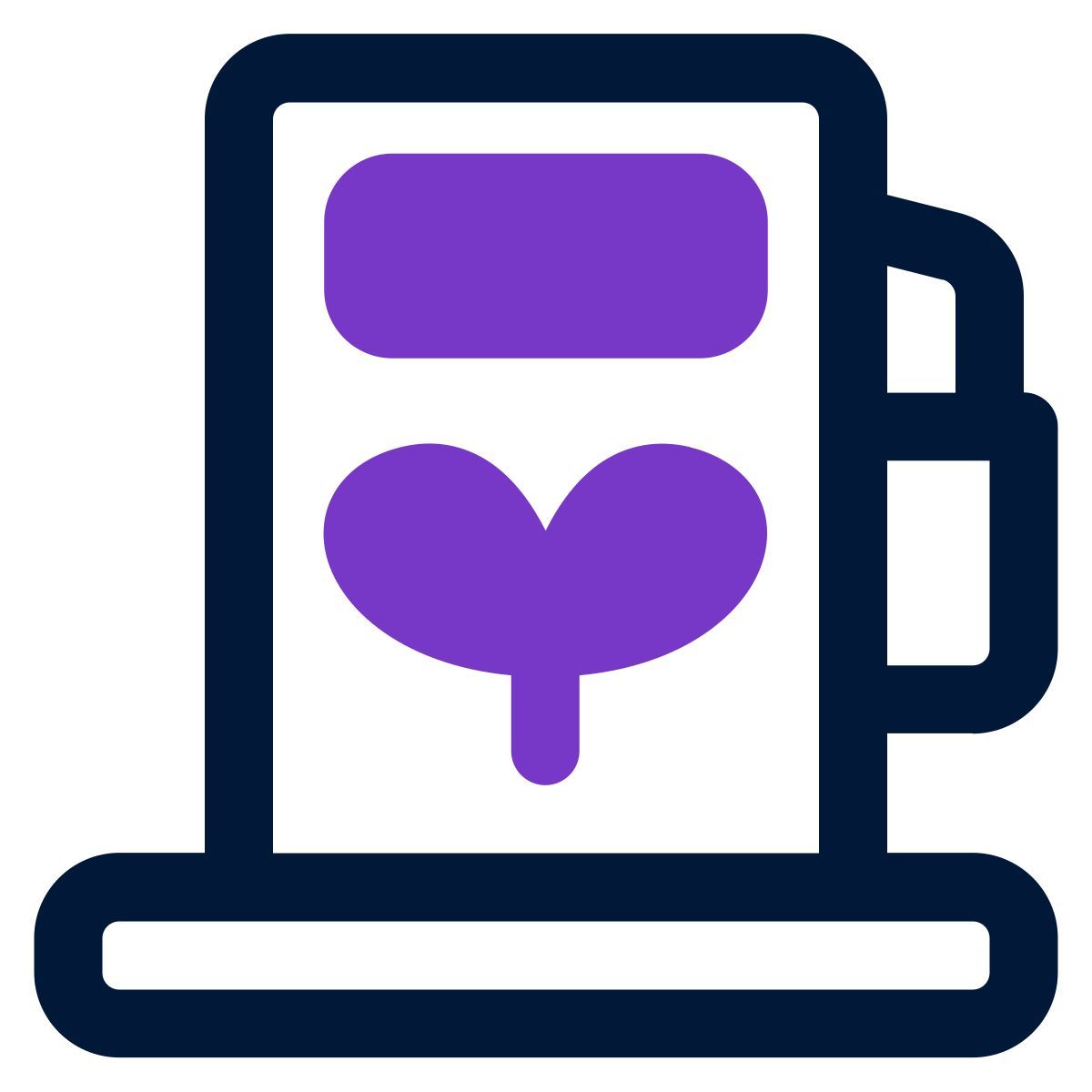 eco gas station icon