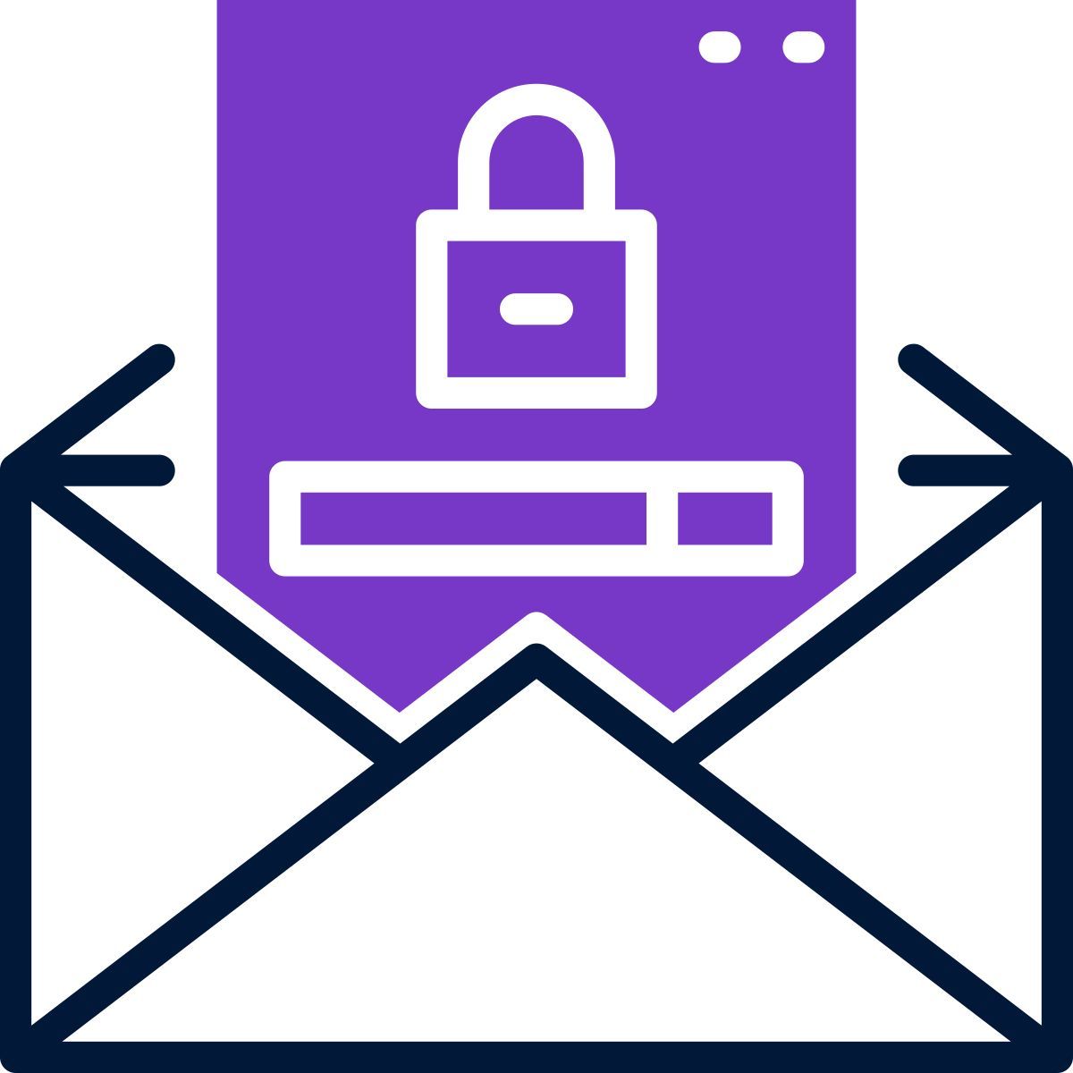 email lock icon