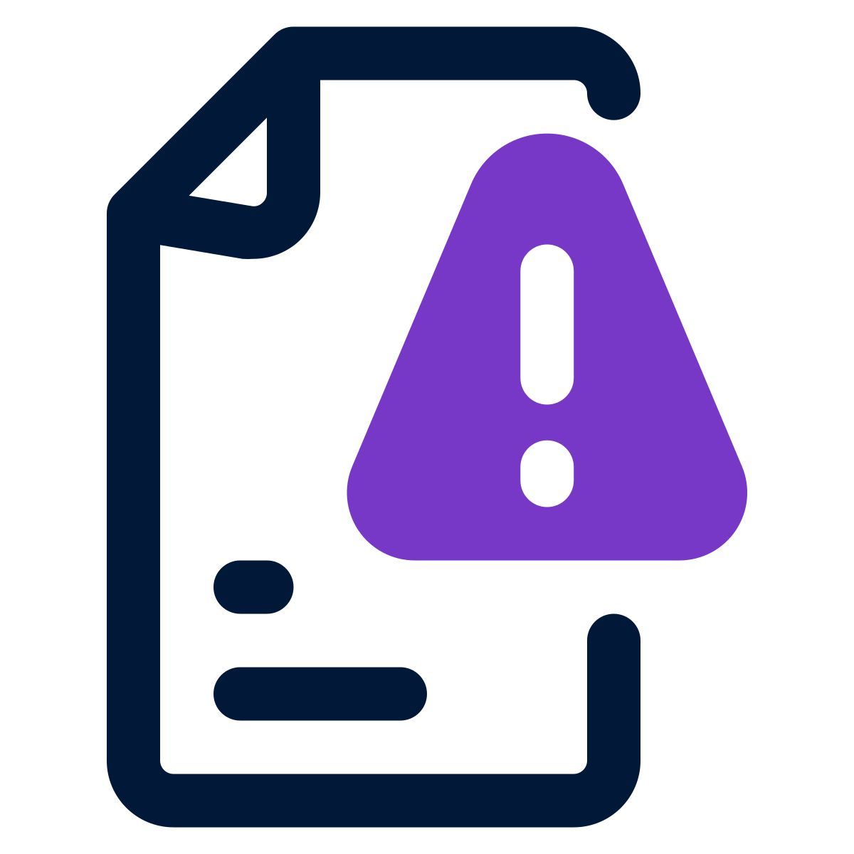 alerte de fichier icon