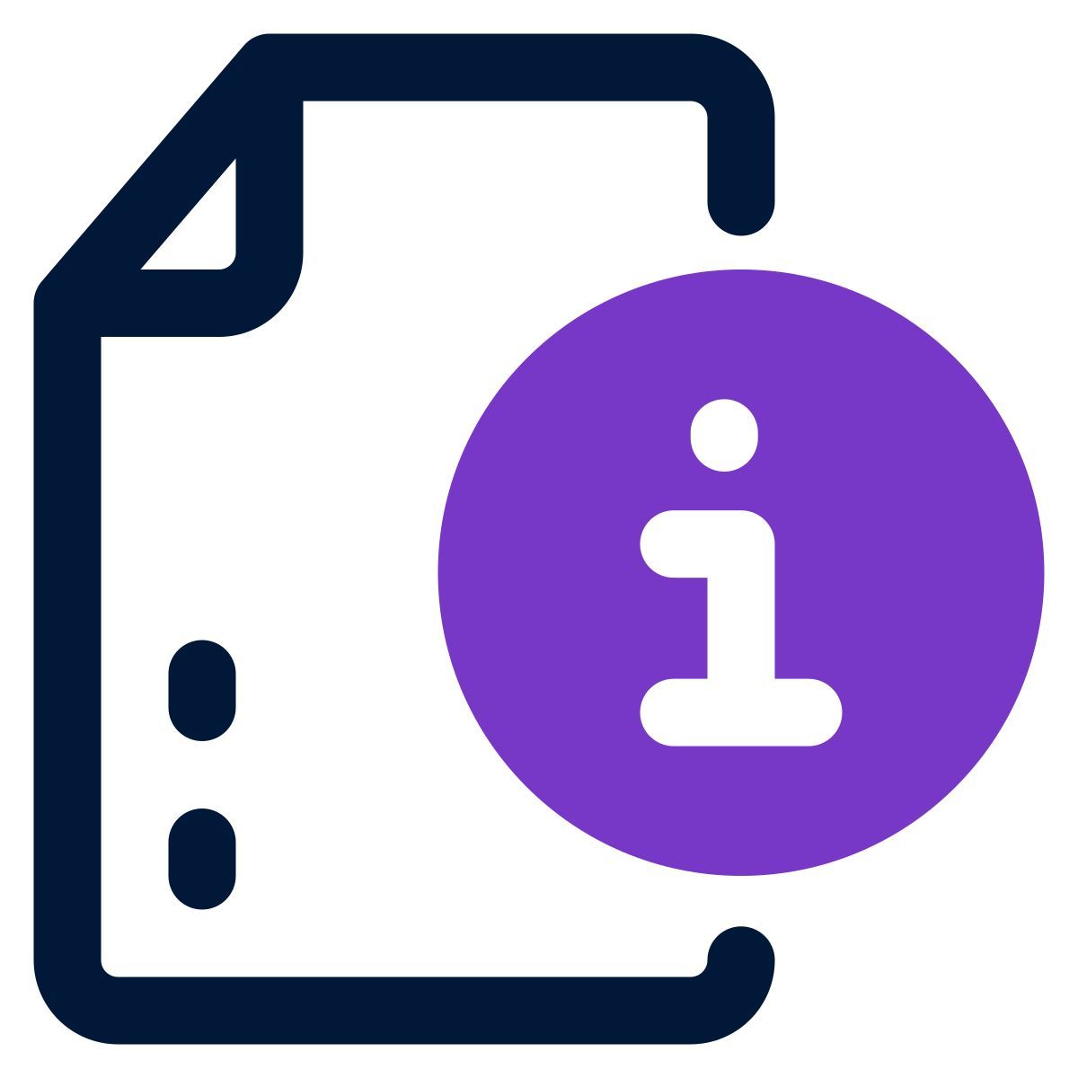 file info icon