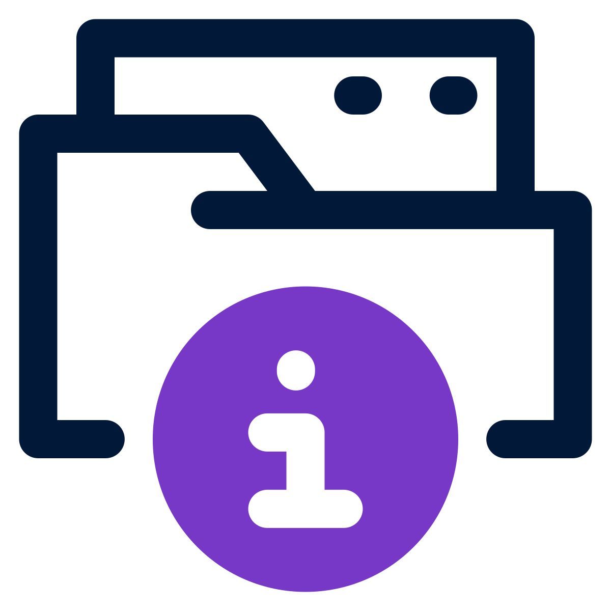 folder info icon