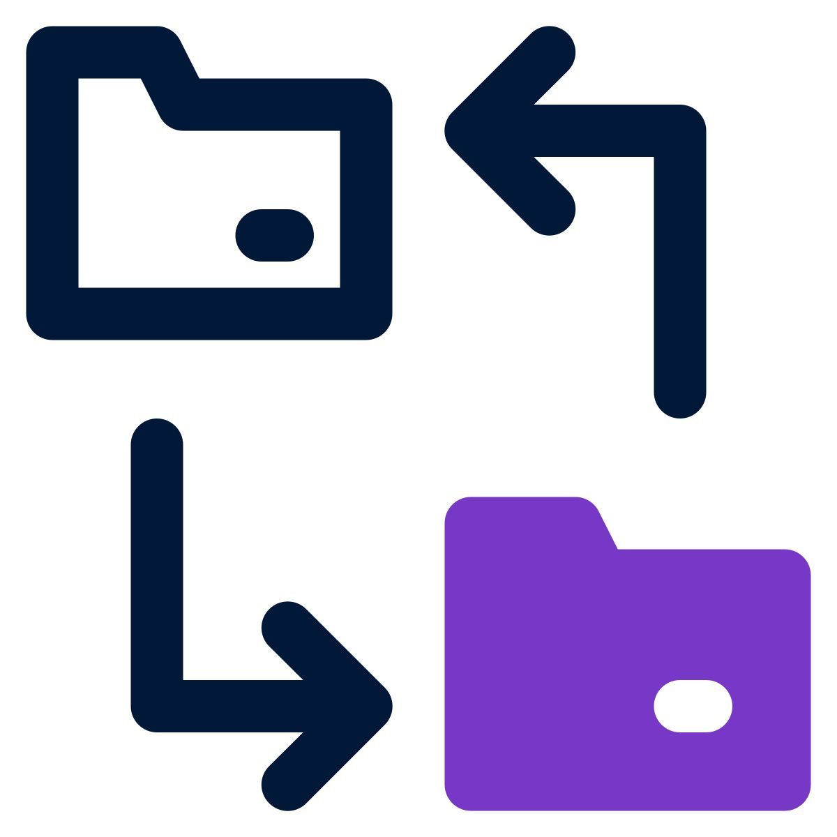 folder transfer icon
