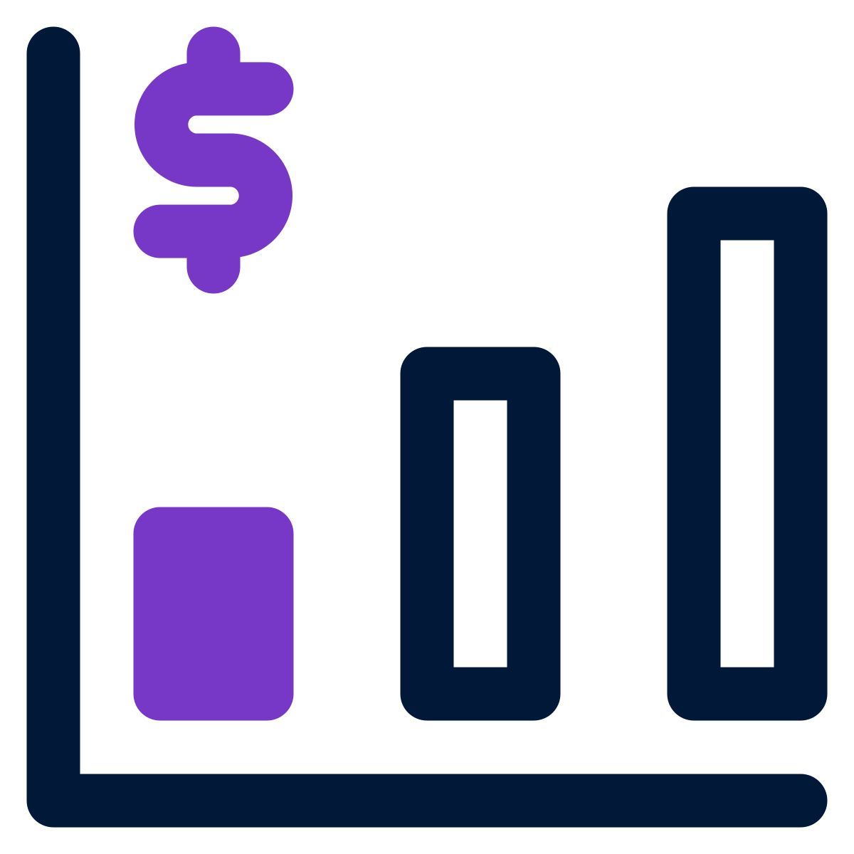 financial growth icon