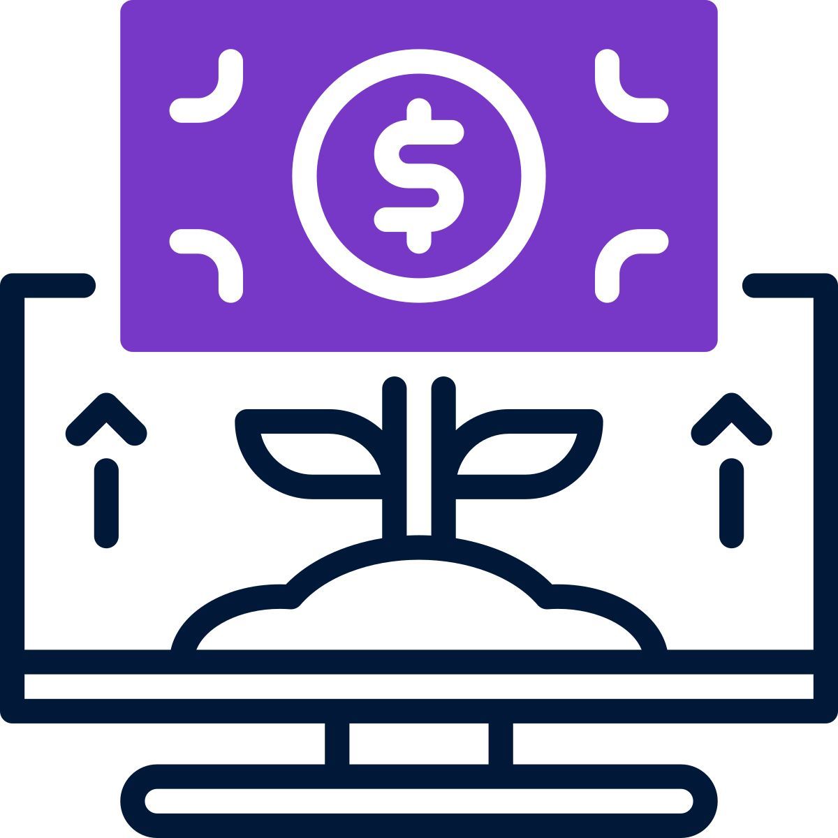 growth flow icon