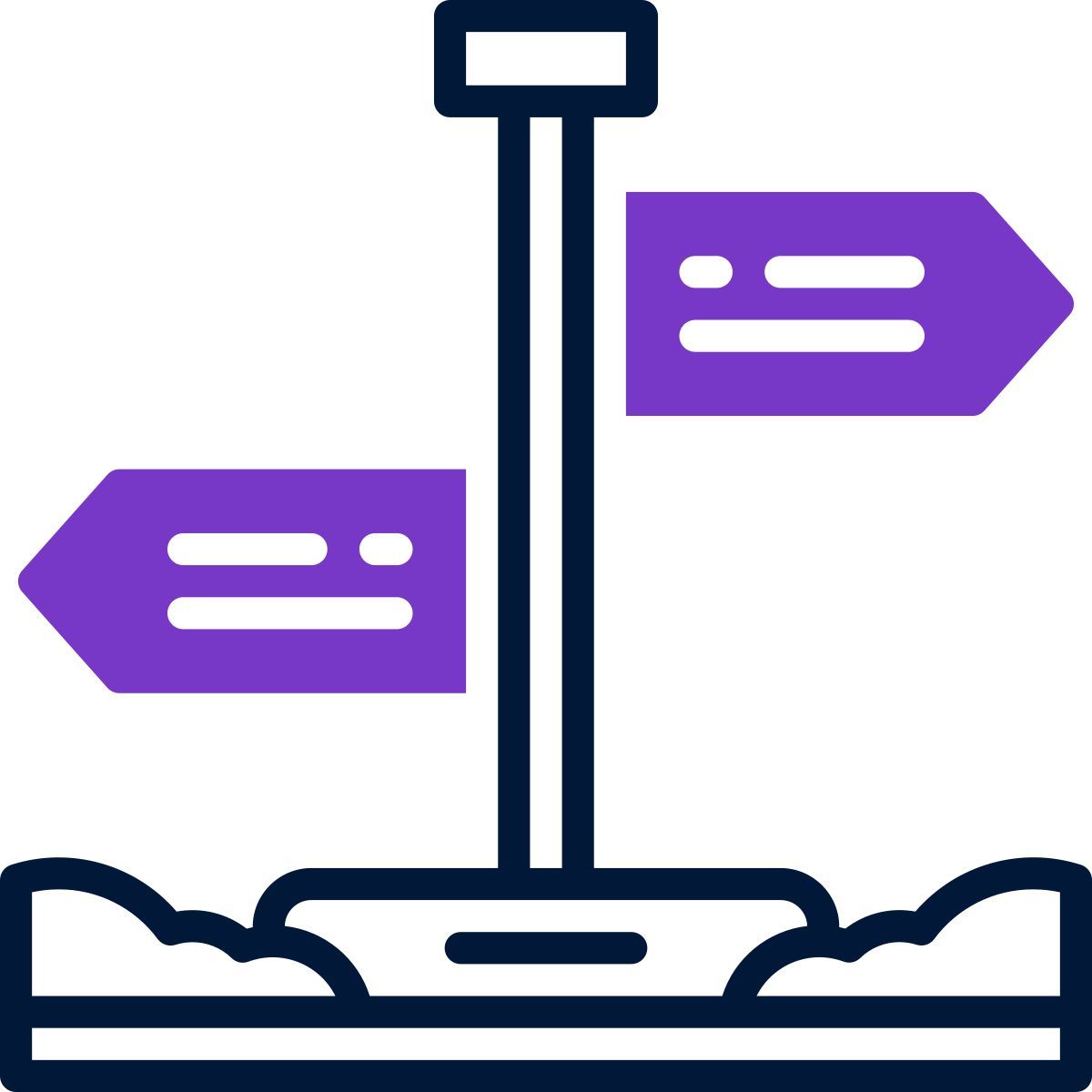 guide post icon