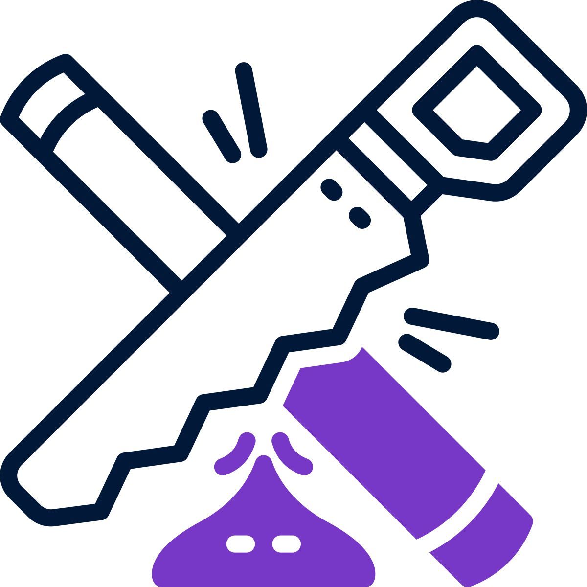 hand saw icon
