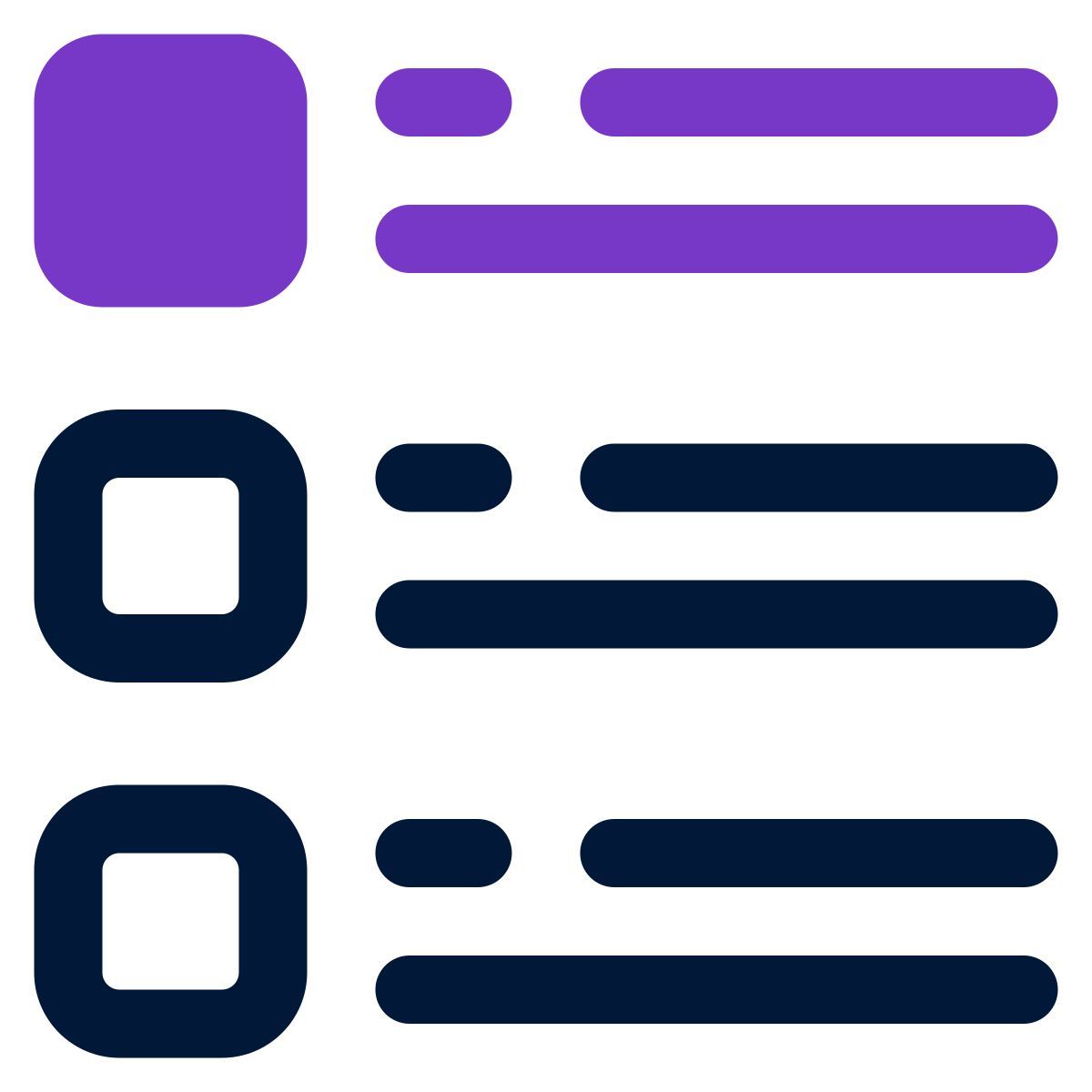 list icon
