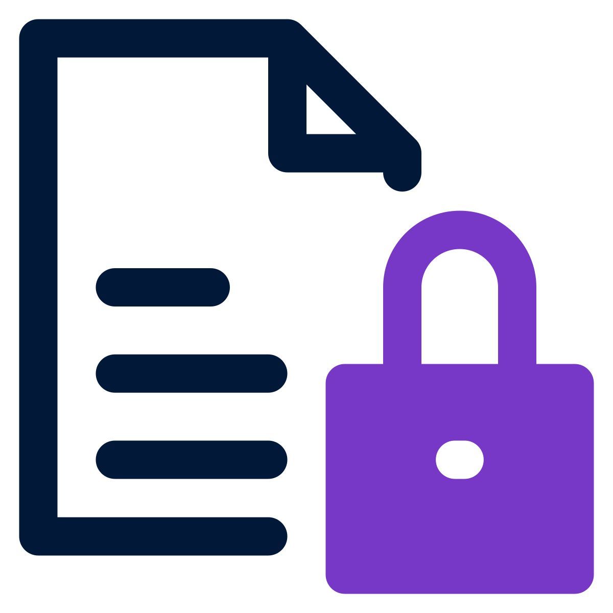 lock file icon