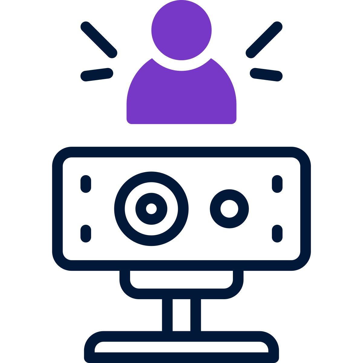 sensor de movimiento icon