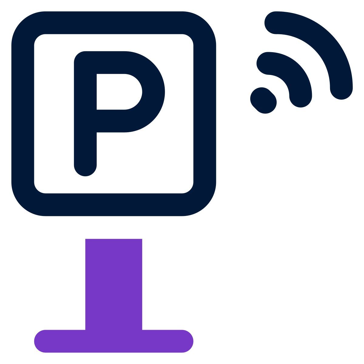 parking sign icon
