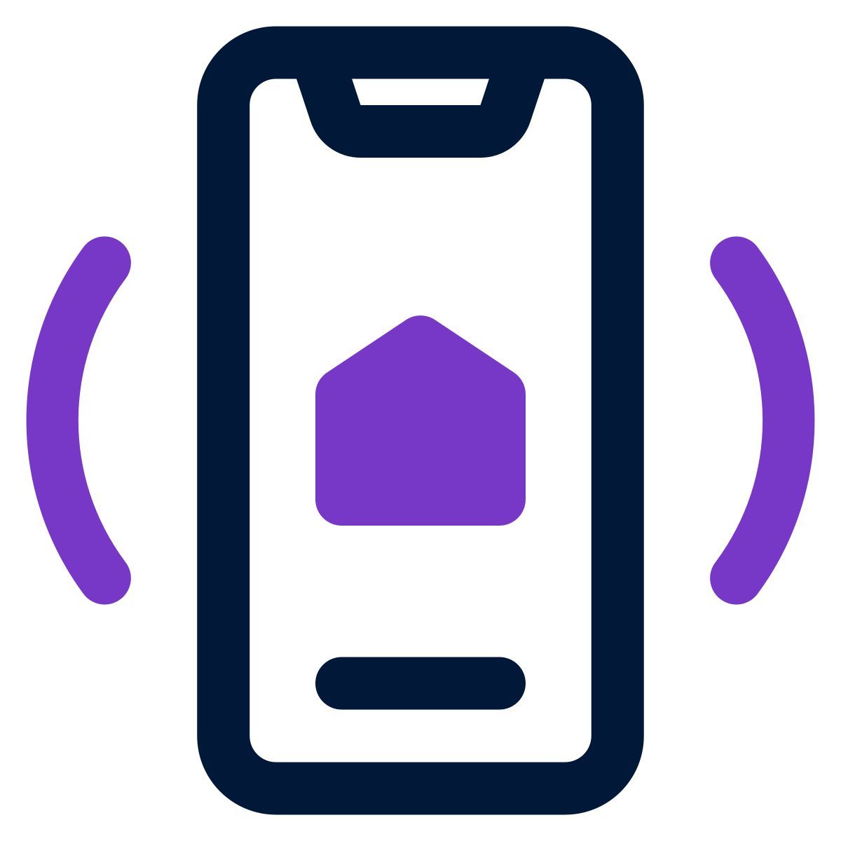 smartphone home icon