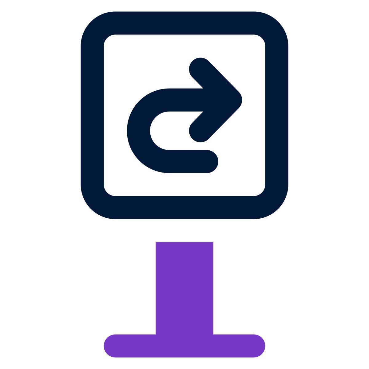 traffic sign icon