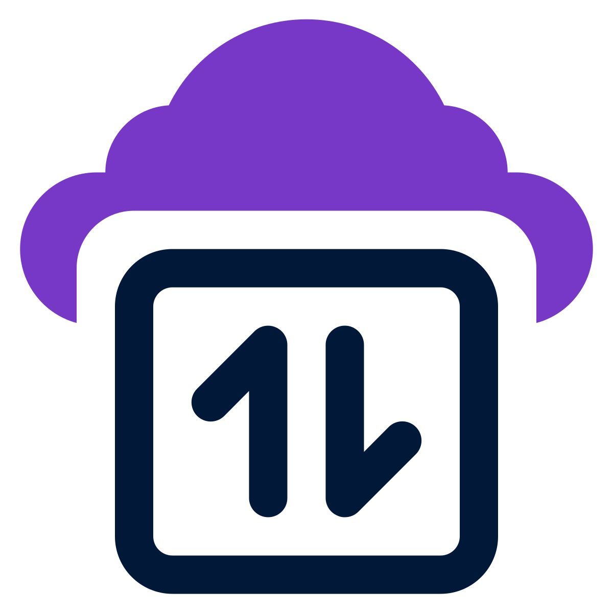 transaction cloud icon