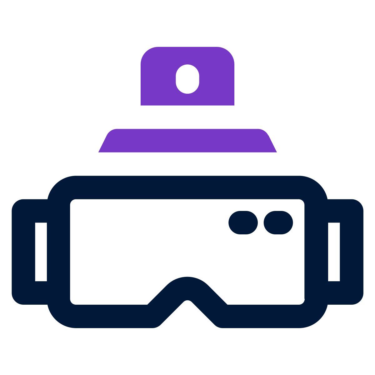virtual glasses icon