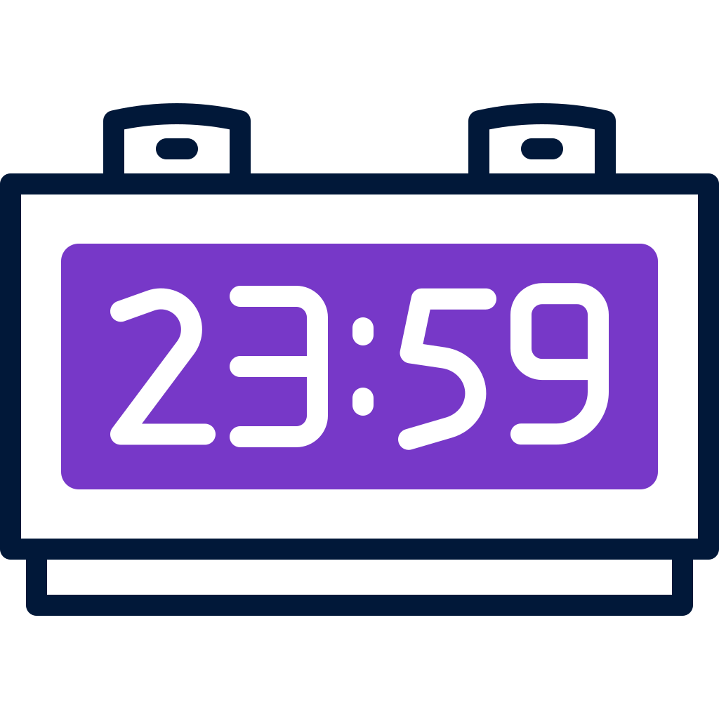 external alarm-clock-new-year-mixed-line-solid-yogi-aprelliyanto icon