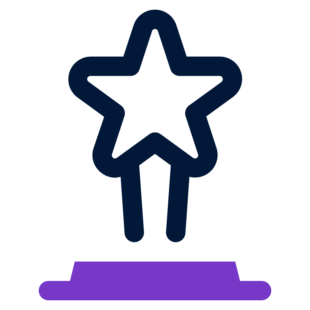 external star-trophy-award-and-badge-mixed-line-solid-yogi-aprelliyanto icon