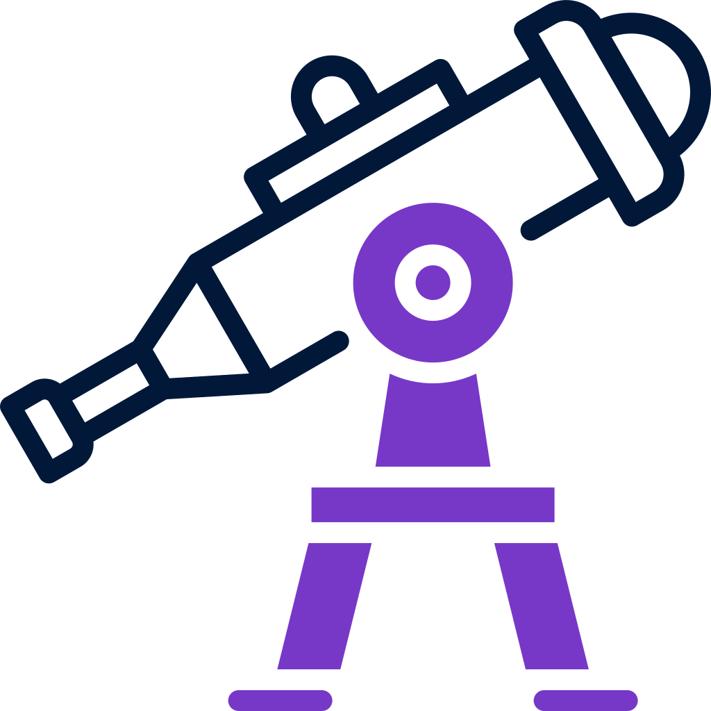 external telescope-space-traveler-mixed-line-solid-yogi-aprelliyanto icon