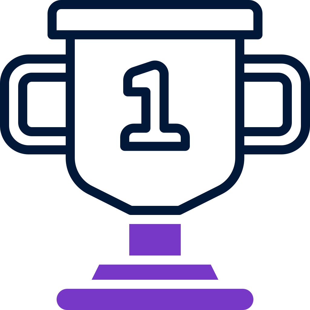 external trophy-leadership-mixed-line-solid-yogi-aprelliyanto icon