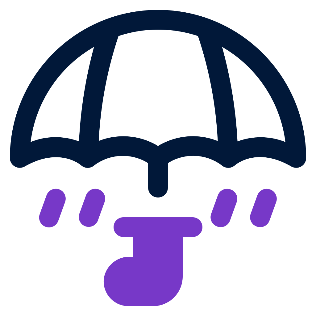 external umbrella-weather-mixed-line-solid-yogi-aprelliyanto icon