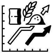 external analysis-investment-mixed-maxicons icon