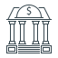 external bank-finance-and-banking-modern-lines-kalash icon