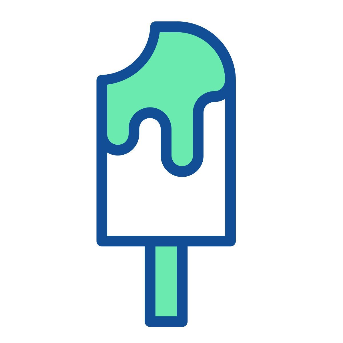 외부 디저트 여름 모노톤 어머디자인 icon