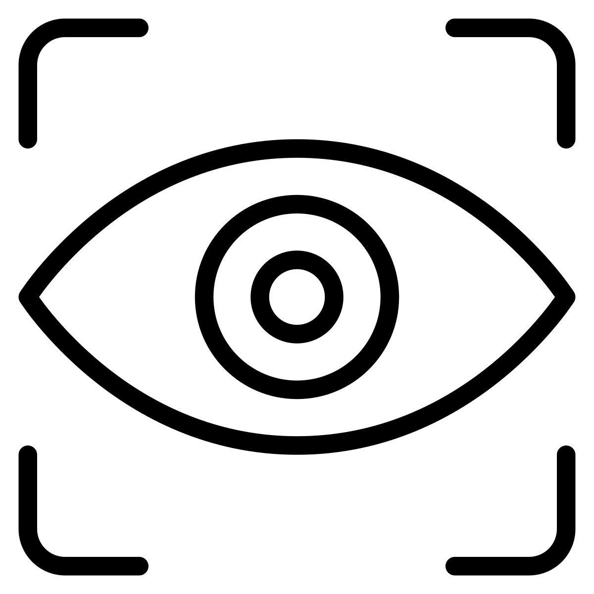 eye recognition icon