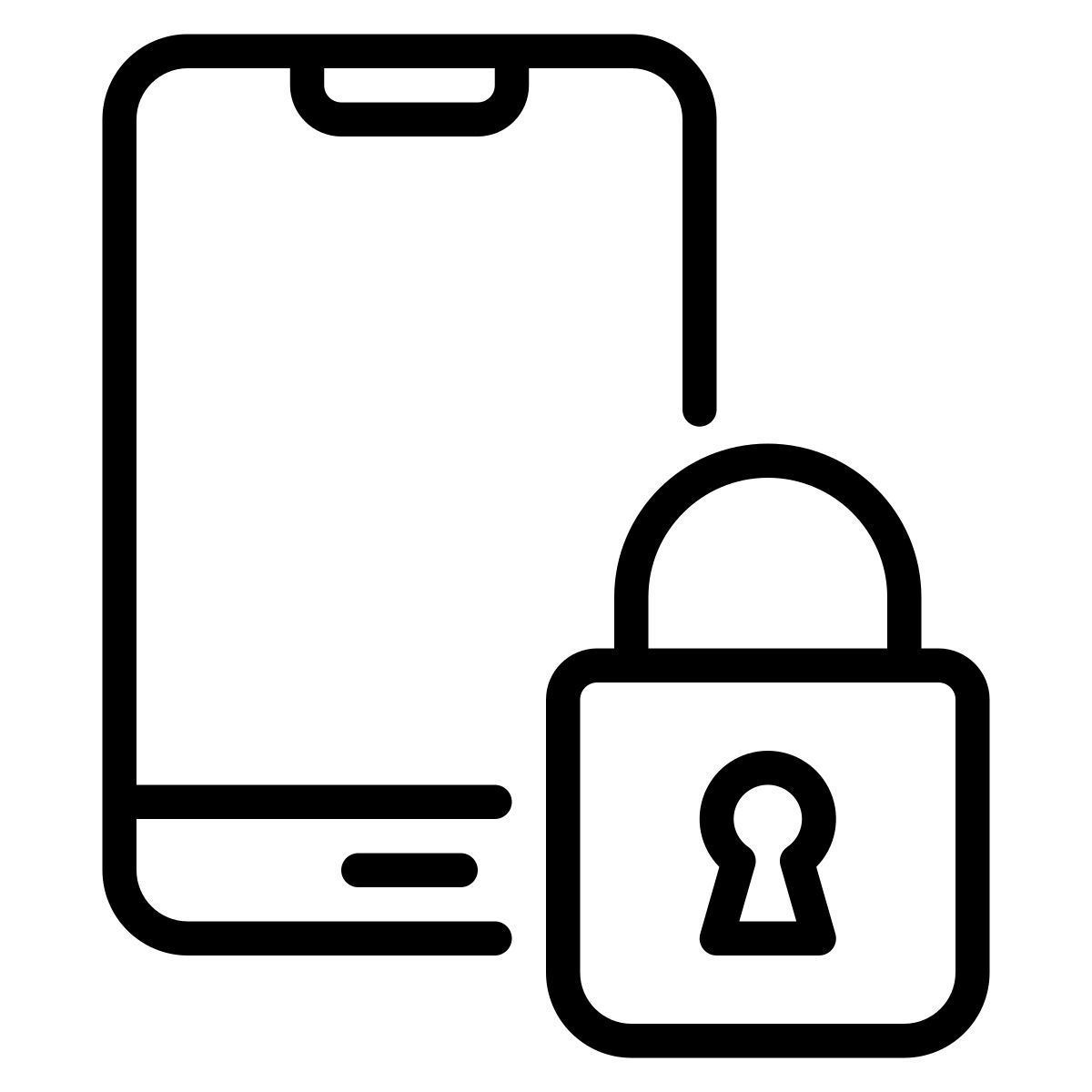seguridad móvil icon
