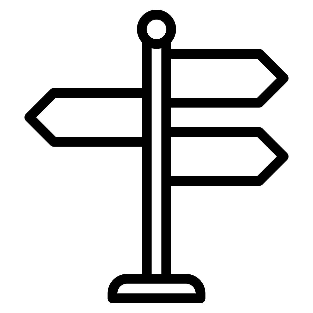 signpost icon
