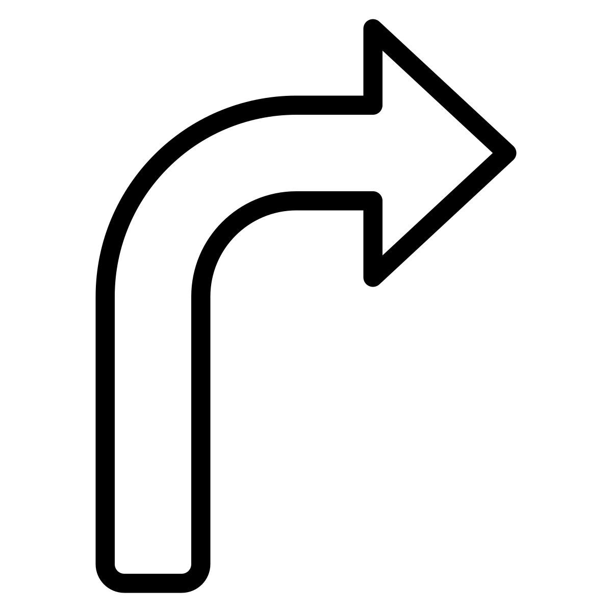 turn right icon