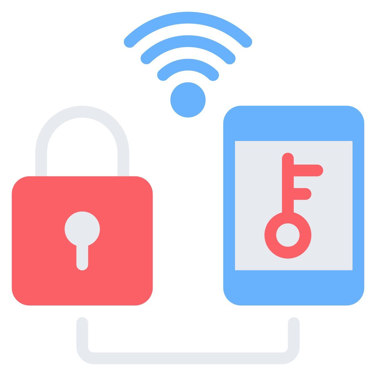 intelligentes schloss icon