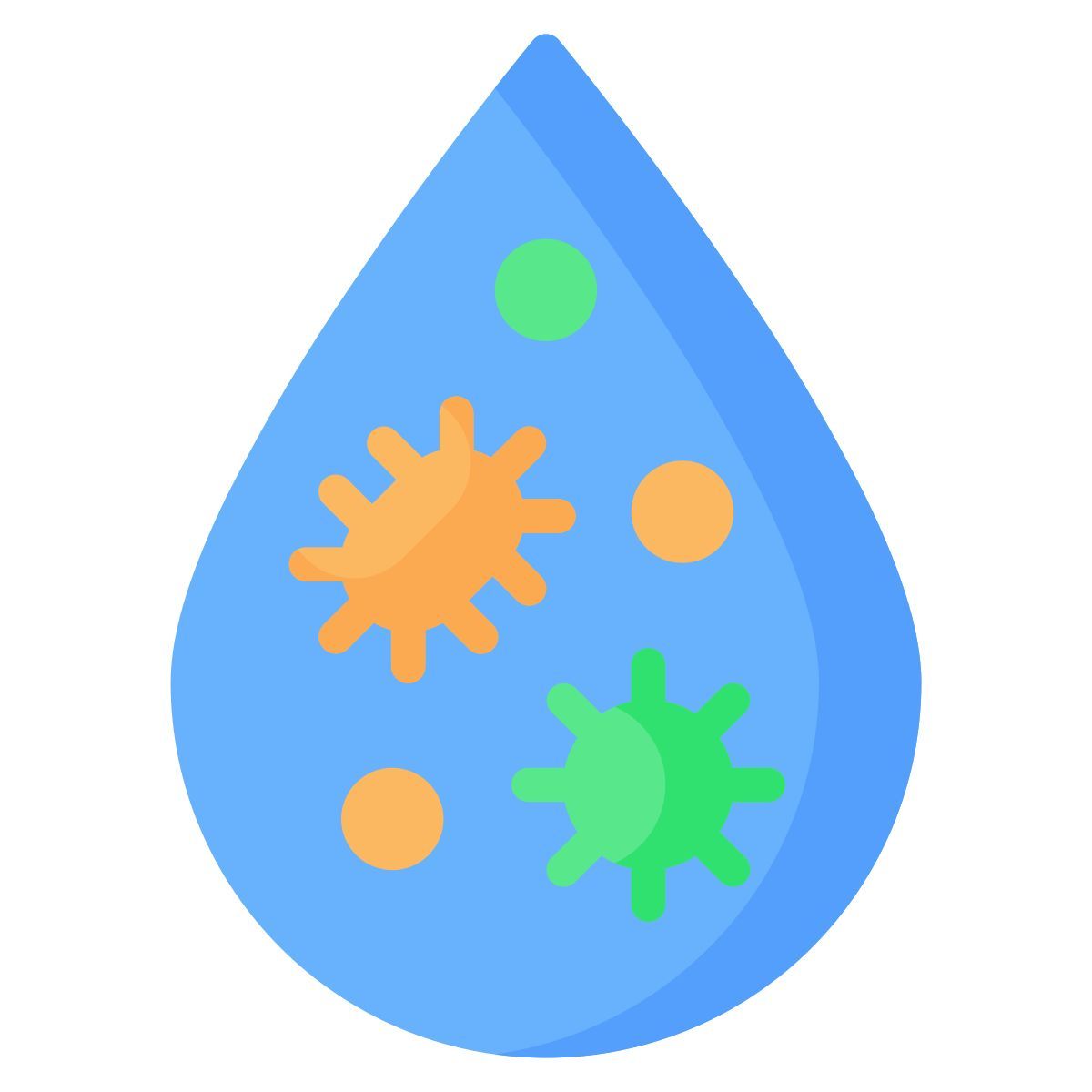 Poluição da água icon