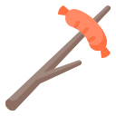 external Sausage-camping-nawicon-flat-nawicon icon