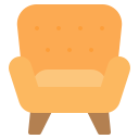 external armchair-bedroom-nawicon-flat-nawicon icon