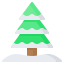 external pine-tree-winter-nawicon-flat-nawicon icon