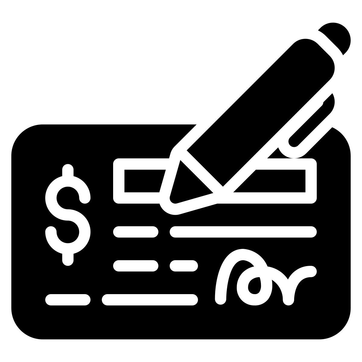cheque icon
