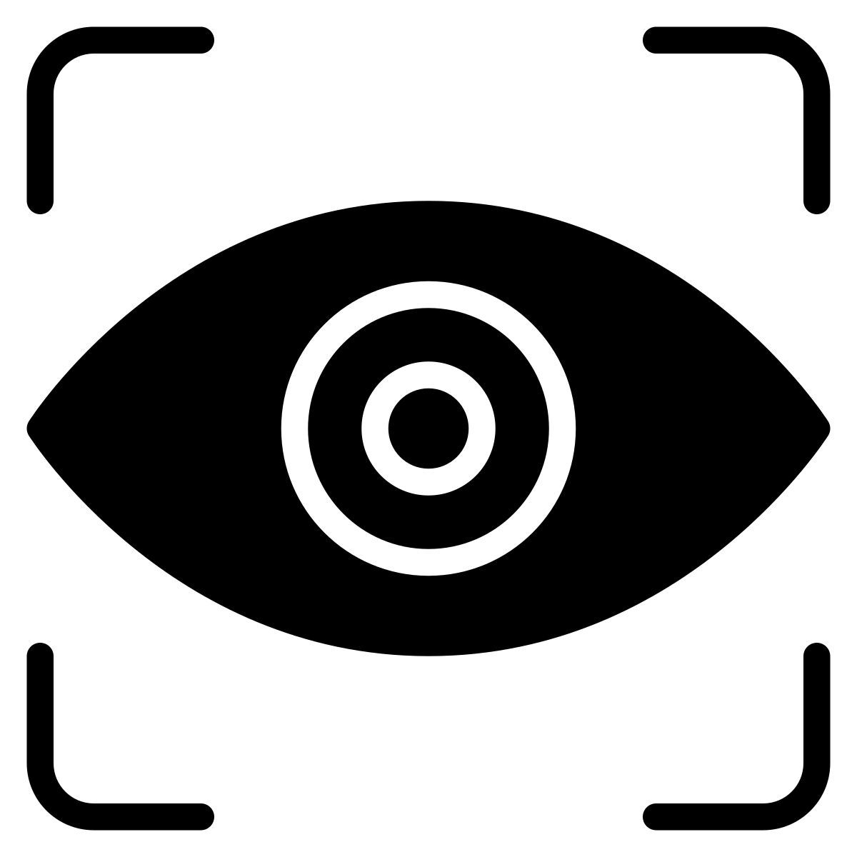 reconocimiento ocular icon