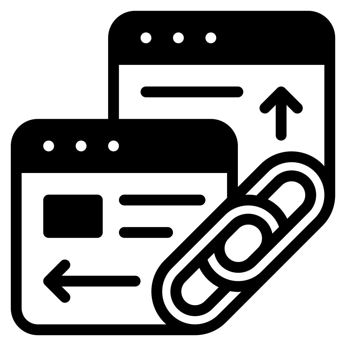 enlace de retroceso icon