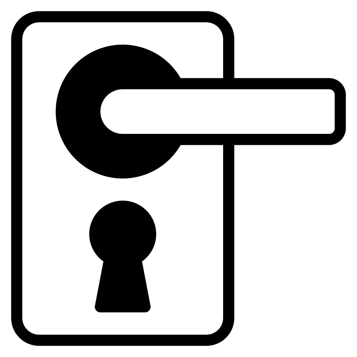 door handle icon