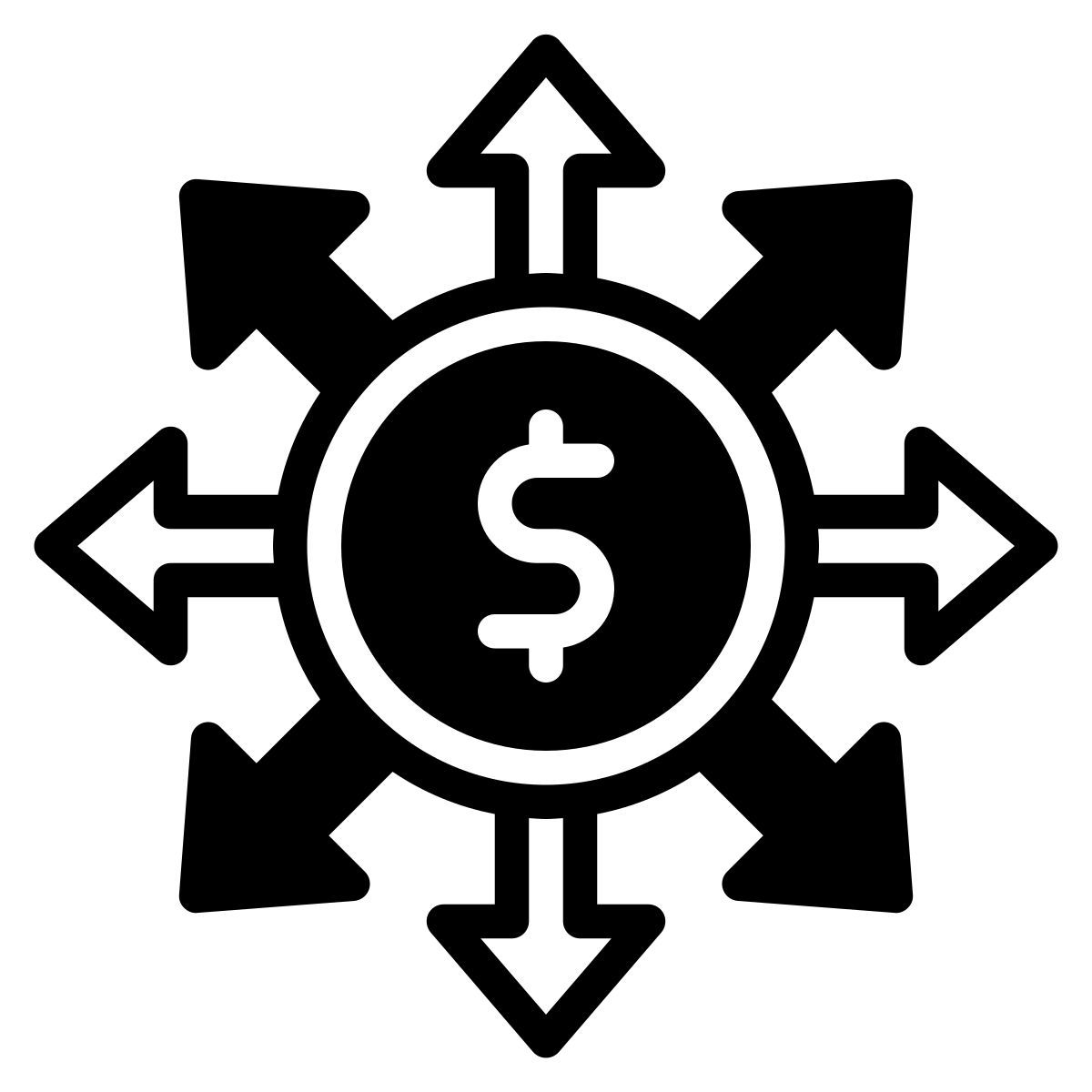 money direction icon
