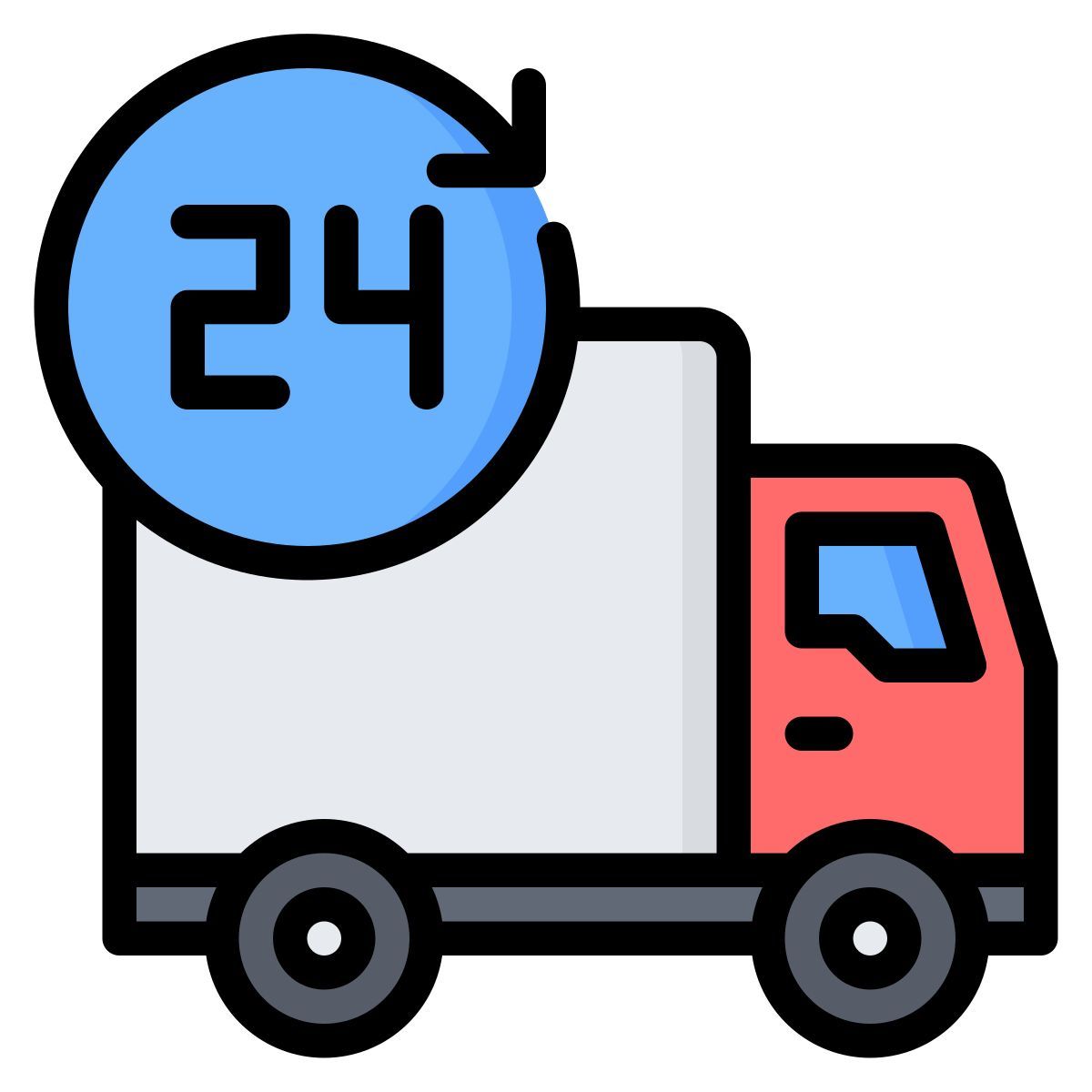 24 hours icon