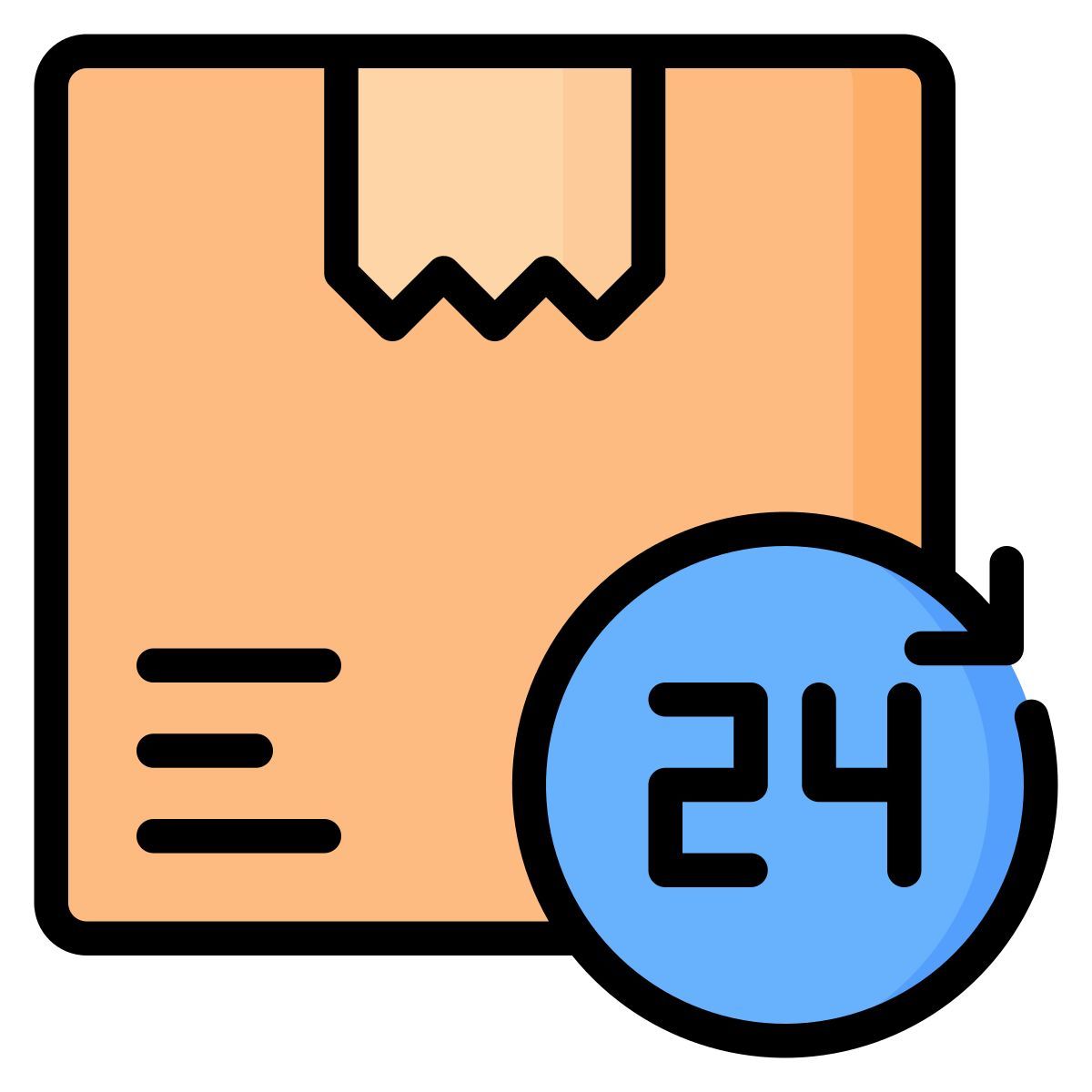 24 hours icon