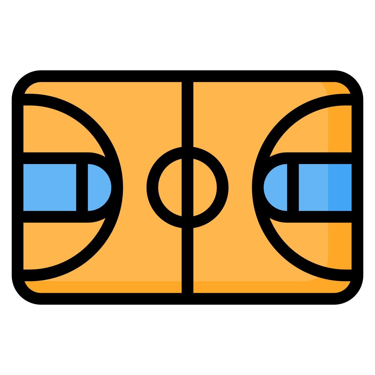 cancha de baloncesto icon