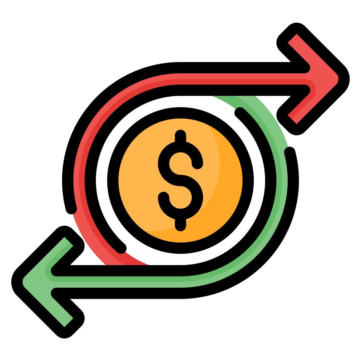 des flux de trésorerie icon