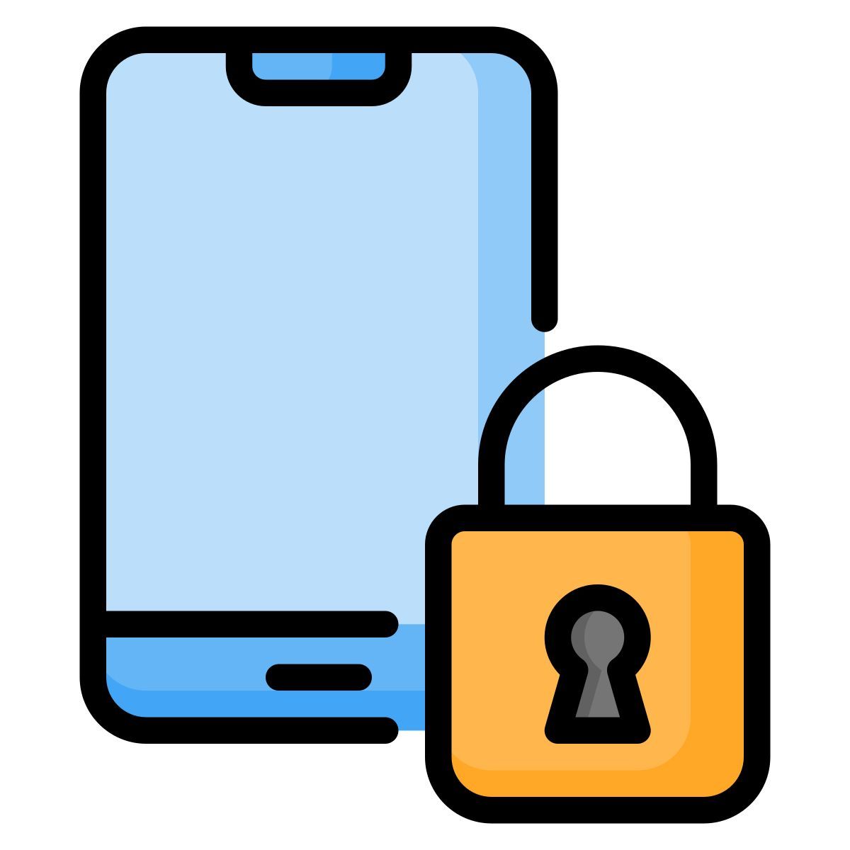 seguridad móvil icon